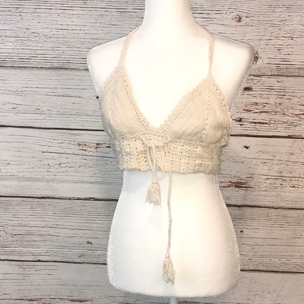 Kendall and kylie knit top bikini swim